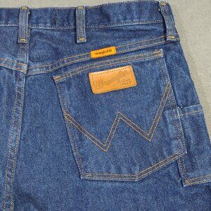 Wrangler FR Jeans Men's 34x34 Blue FR31MWZ Flame Resistant Relaxed Fit Denim